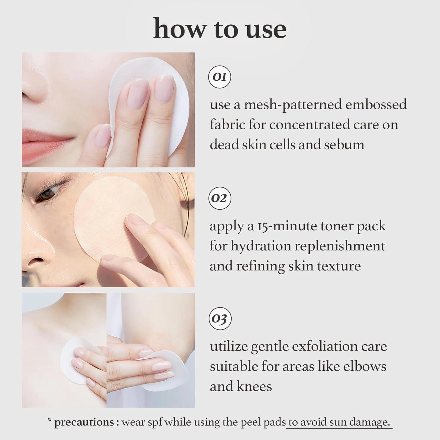 NOONI Facial Toner Pads - Glycolic Acid Pads 80 EA | AHA(Glycolic Acid, Lactic Acid), Pore Care Control, Glass Skin, Exfoliates Blackhead, Reduces Fine lines with Panthenol, Hydrating Serum