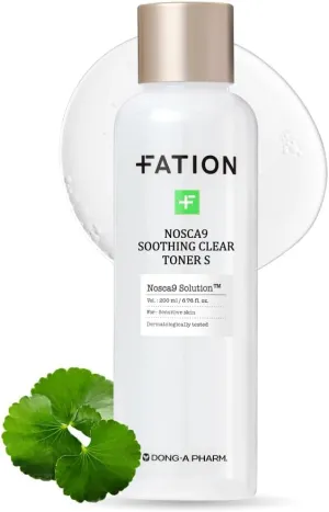 NOSCA9 Trouble Clear Toner S | Hydrating Toner for Face w/Centella Asiatica, LHA & PHA | Gentle & Exfoliating Toner for Sensitive Skin | Korean Skin Care (Pack of 1, 6.76 Fl Oz)