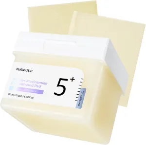 numbuzin No.5 Toner Pads | Vitamin-Niacinamide Concentrated Pad | Double-Sided | Glutathione, Niacinamide, PHA & LHA | Exfoliation, Hyperpigmentation Care | 70 Pads/180 ml
