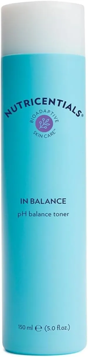 NuSkin Nutricentials in Balance pH Balance Toner | Toner with Bioadaptive Botanicals | Reduces Pores & Restores pH | Perfect After Removing Makeup to Help Your Skincare Routine | 150ml | 1 Pack