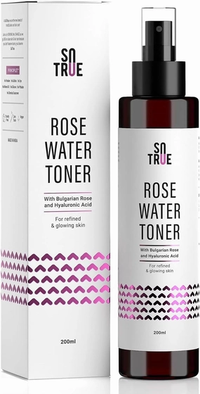 Nutranix Hrz Rose Water Spray for Face | Alcohol Free Face Toner with Bulgarian Rose & Acid 200ml | Skin Refining, Pore Tightening | Suitable for Oily, Acne, Dry and Normal Skin
