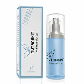 Nutraskin Hyaluronic Water - Anti Aging Facial Toner Spray for Fresher Skin I High Concentration Hyaluronic Acid Toner I Natural Hyaluron Cosmetics for Daily Use I Made in Germany I 30ml