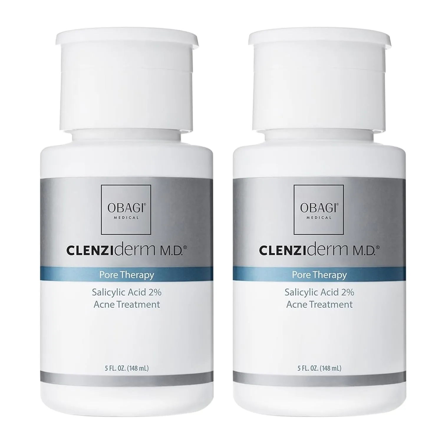 Obagi CLENZIderm M.D. Pore Therapy Exfoliating BHA Toner - Unclogs Pores with 2% Salicylic Acid Acne Treatment – 5 oz
