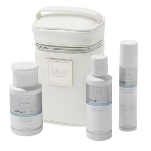 Obagi CLENZIderm M.D. Therapeutic System – 3 Step Acne Treatment System Includes 2% Salicylic Acid (BHA) Cleanser, 2% Salicylic Acid (BHA) Exfoliating Toner, 5% Benzoyl Peroxide (BPO) Acne Treatment