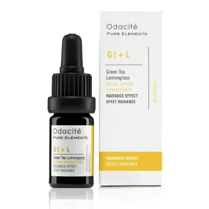 Odacité Brightening Serum Concentrate with Green Tea   Lemongrass for Radiant Skin - Lightweight, Hydrating & Brightening Anti-Aging Facial Oil Concentrate for Sluggish & Lackluster Skin - 0.17 fl. oz