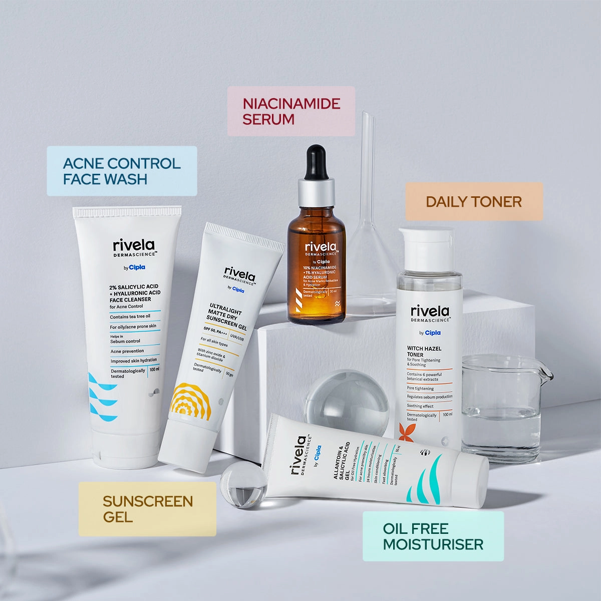 Oily Skin Routine Set (5 Items in a set)