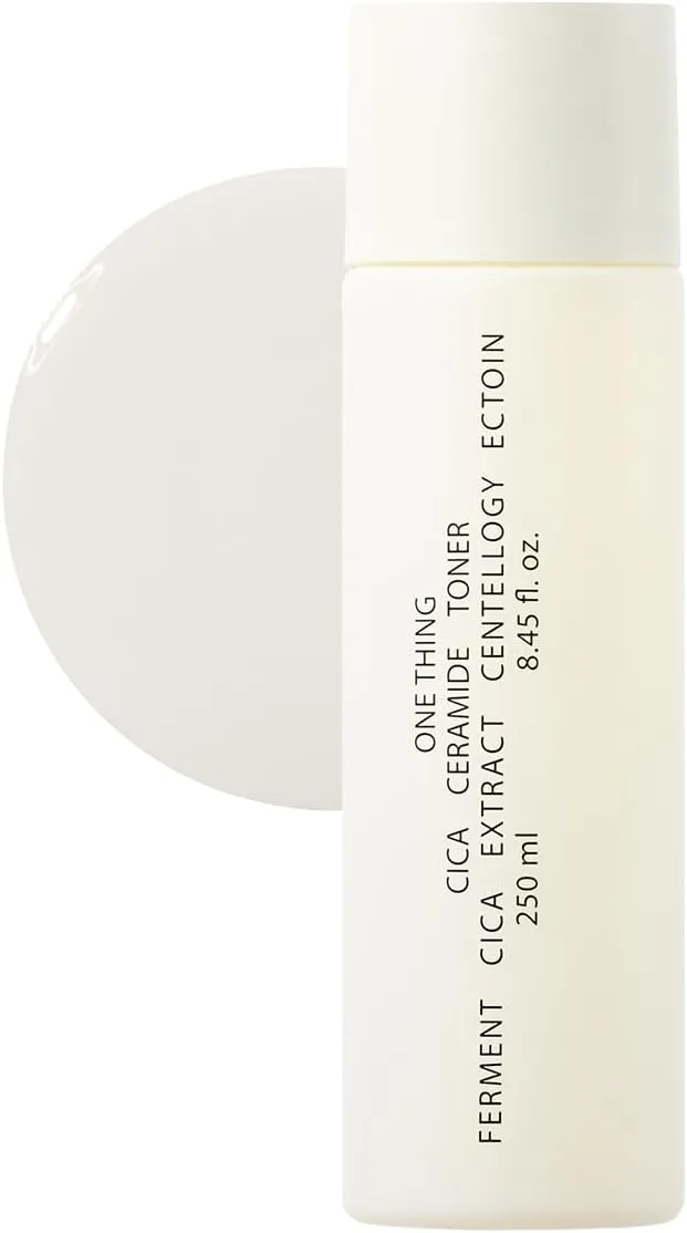 ONE THING CICA Ceramide Toner 8.45 Fl Oz | Centella Asiatica Soothing Calming Hydrating Facial Toner for Sensitive Dry Combination Skin, Barrier Repair Strengthening, Firming | Vegan Korean Skin Care