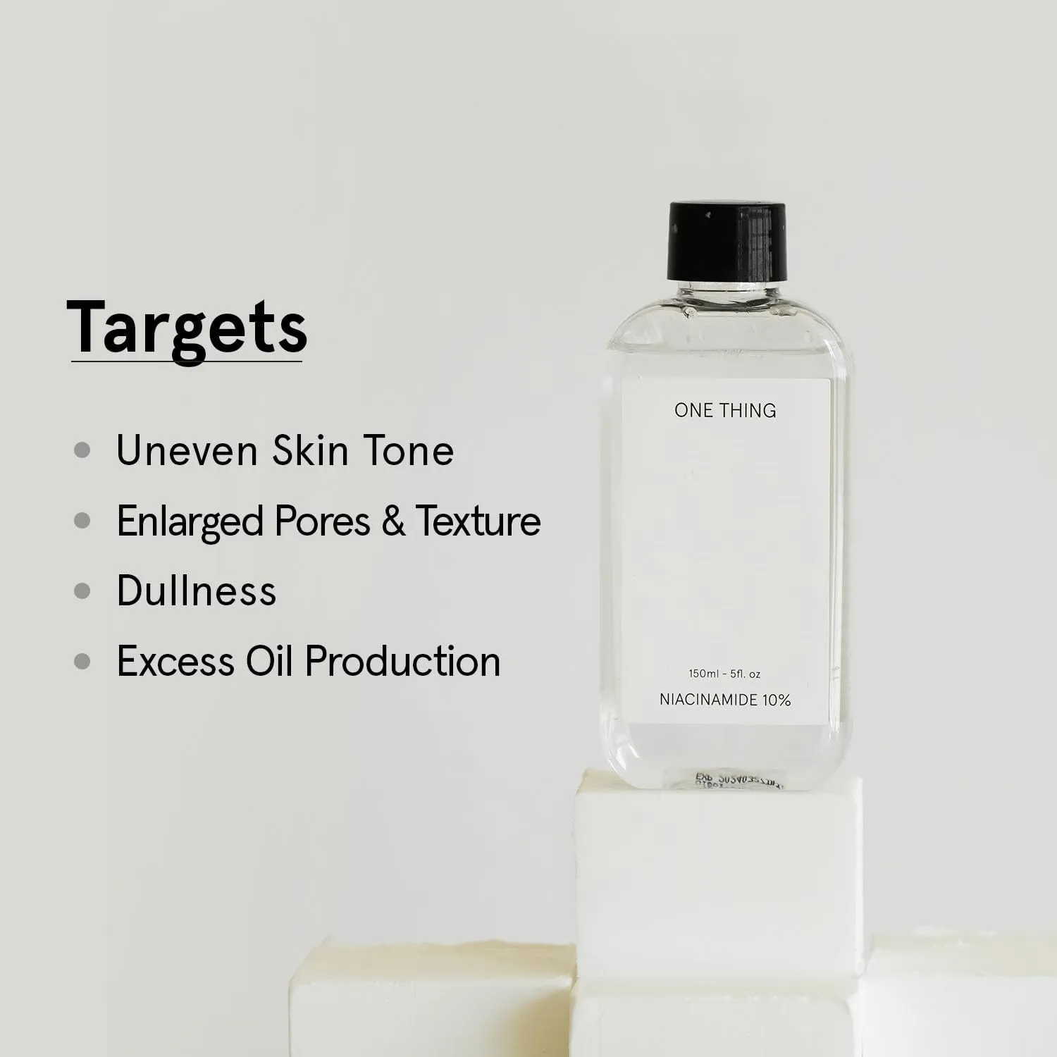 ONE THING Niacinamide 10% Toner 10.14 Fl Oz | Vitamin B3 Hydrating Revitalizing Soothing Facial Daily Essence Dull, Oily Skin | Discoloration, Redness, Acne Scars Relief, Uneven Tone | Korean SkinCare