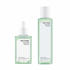 ONE THING Cica B5 calming Serum   Toner Bundle