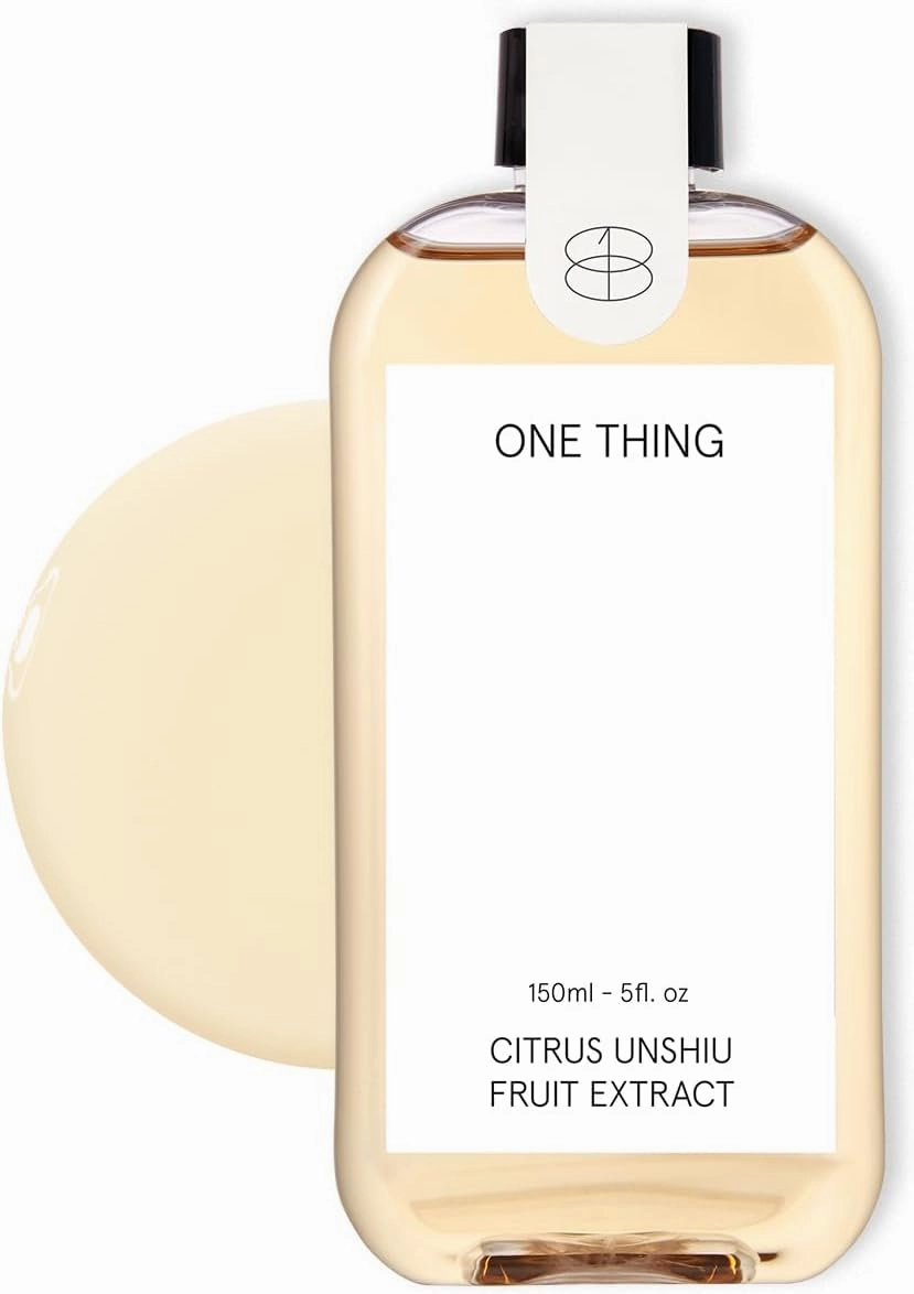 ONE THING Citrus Unshiu Fruit Toner (Tangerine Extract) 5.07 Fl Oz | Hydrating Revitalizing Facial Extract, Uneven Dull Skin, Vitamin C | Acne Scars Dark Spots Pigmentation | Vegan Korean Skin Care