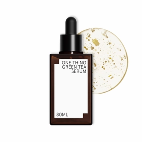 ONE; THING Green Tea Serum 80ml Barrier Strengthening Soothing Hydrating Vegan Facial Ampoule for Glowy Skin | Korean Skin Care