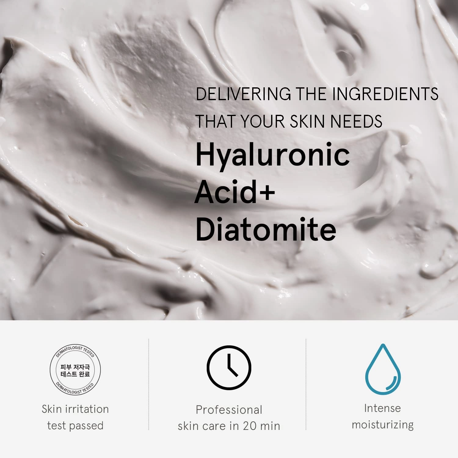 ONE THING Hyaluronic Acid Modeling Pack 1.05 Oz * 7 Masks | Facial Powder Mask for Hydrating Cooling Soothing Skin, Mix with Water or Toner | Clay Peel off Mask | Korean Face Mask