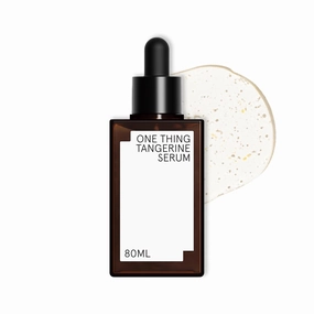 ONE THING Tangerine Serum 2.7 Fl Oz | Citrus Vitamin C HA Hyaluronic Acid Hydrating Brightening Facial Ampoule for Glowy Glass Skin | Discoloration Breakouts Dull Tone | Vegan Korean Skin Care