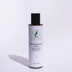 Organic Milk Brightening Toner | Even Skin Tone, Anti-Aging, Antioxidant Milk Brightening Toner | Niacinamide  Milk Protein  Ascorbic Acid | for Normal, Dry and Sensitive Skin