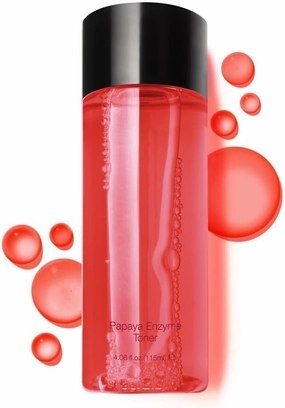 Papaya Enzyme Toner - Cares for Tired Looking Dull Skin- Assists in Tightening Pores and Toning The Skin - Cleanses, freshens and stimulates The Skin - Alcohol Free - 5.8 oz
