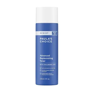 Paula's Choice Resist Advanced Replenishing Toner, Anti-Aging Facial Toner with Hyaluronic Acid, Vitamin C & E, Lightweight Hydration for Dry Skin, Fragrance-Free, 4 Fl Oz