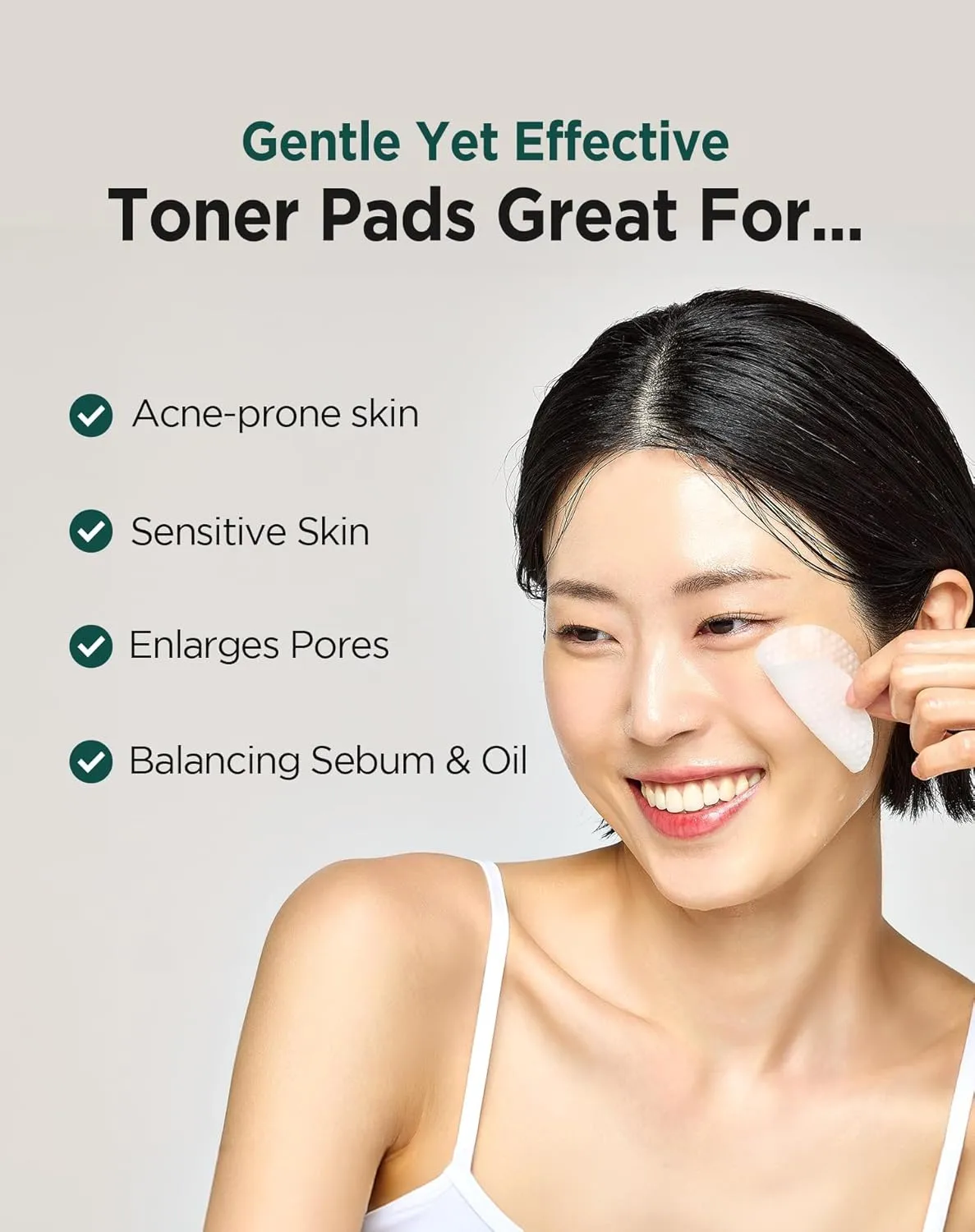 P.CALM Barrier Cycle Toner Pad – 60 Pads with Centella Asiatica & Papaya Extract for Soothing, Moisturizing & Exfoliating, Korean Vegan Facial Toners Pads for Sensitive Skin (160ml / 5.41 fl.oz)
