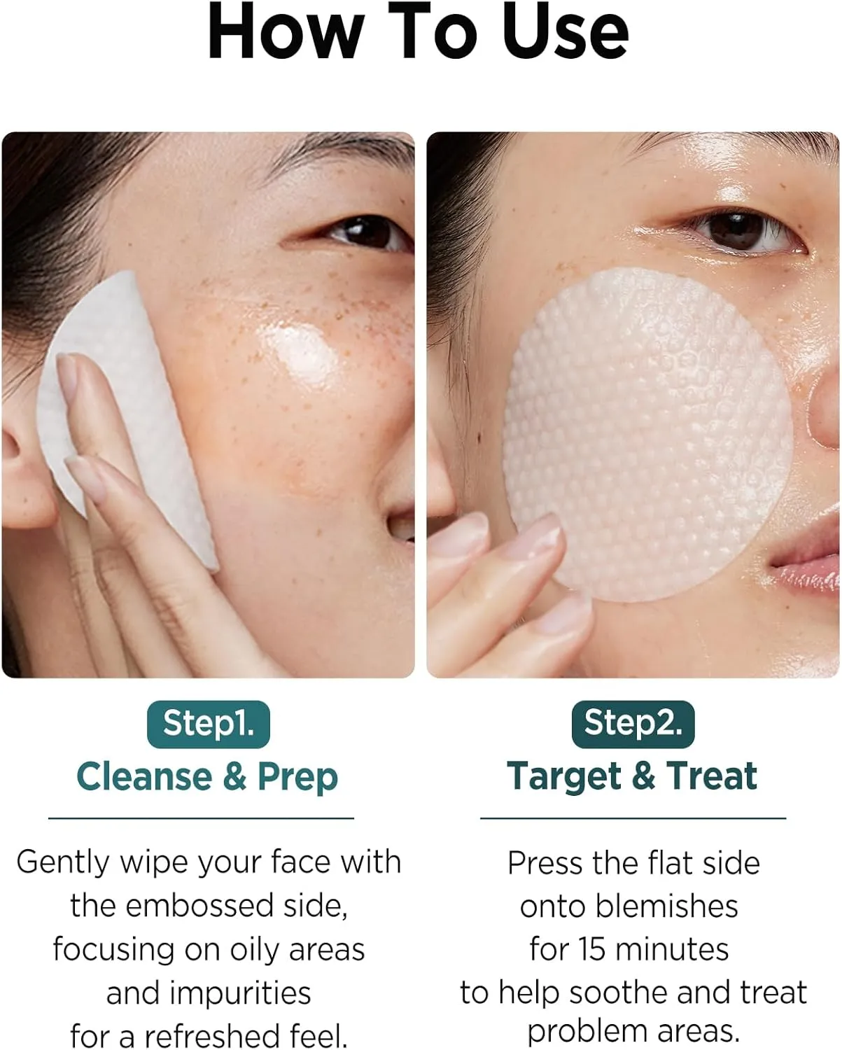 P.CALM Barrier Cycle Toner Pad – 60 Pads with Centella Asiatica & Papaya Extract for Soothing, Moisturizing & Exfoliating, Korean Vegan Facial Toners Pads for Sensitive Skin (160ml / 5.41 fl.oz)