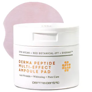 Peptide Multi-Effect Ampoule Toner Cotton Pads – Korean Skincare, Vegan, Hydrating & Firming, Pore Minimizer & Exfoliator w/Ampoule Essence Toner (70 Sheets)