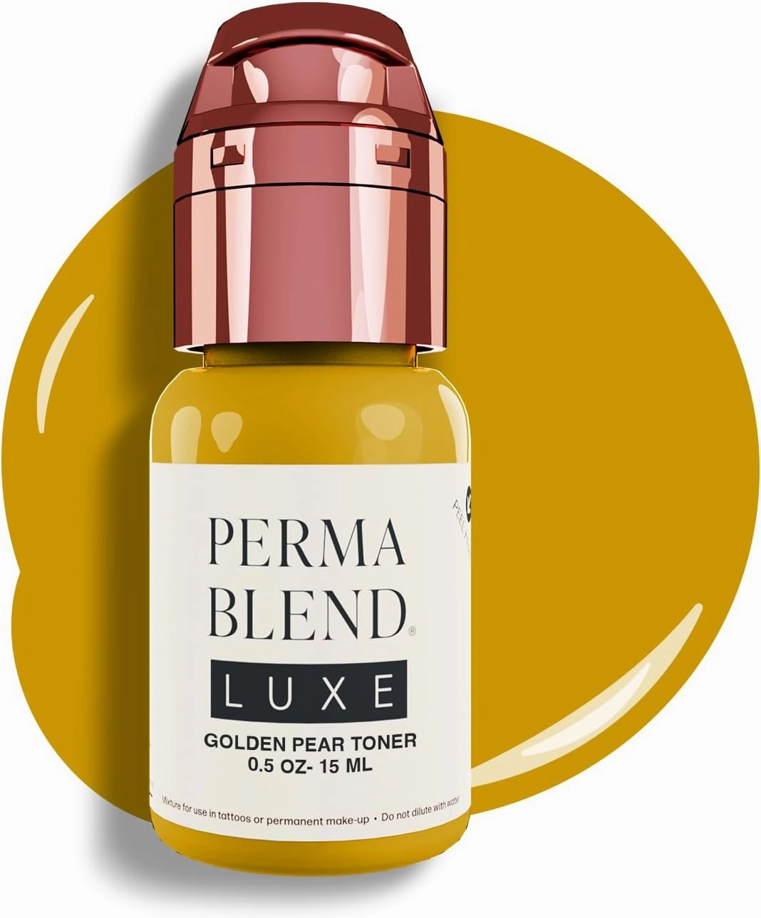 Perma Blend Golden Pear Toner Eyebrow Tattoo Ink Pigment, Professional Brow Tattoo Microblading Supplies, 0.5 oz