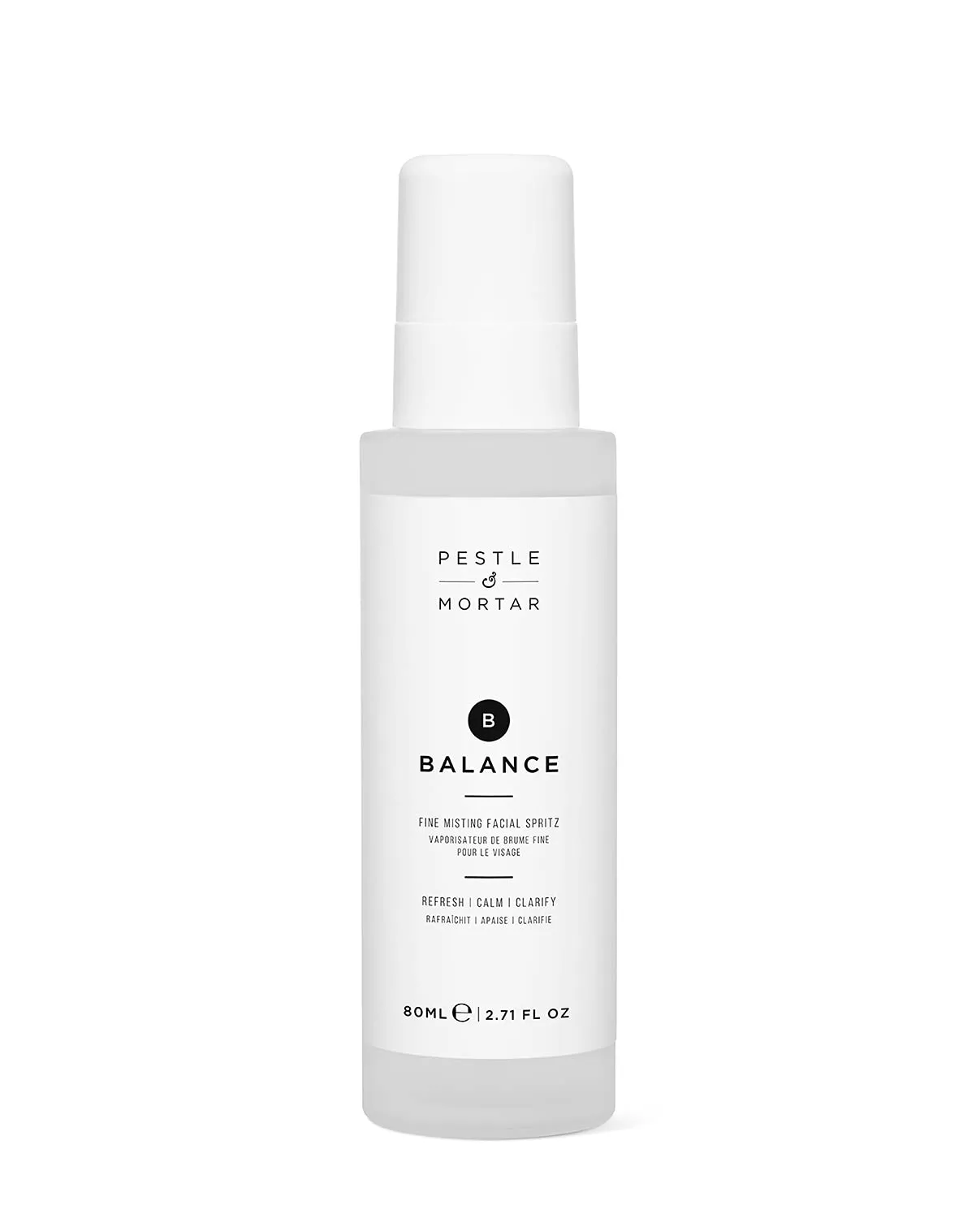 Pestle & Mortar Balance Ultra-Fine Face Mist- Hydrating Facial Spray Moisturizer with Deep Sea Magnesium, Gentian Root Extract, Hydrating and refreshing face toner, 2.71 Fl Oz