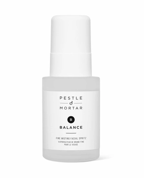 Pestle & Mortar Balance Ultra-Fine Face Mist- Hydrating Facial Spray Moisturizer with Deep Sea Magnesium, Gentian Root Extract, Hydrating and refreshing face toner, 1.01 Fl Oz
