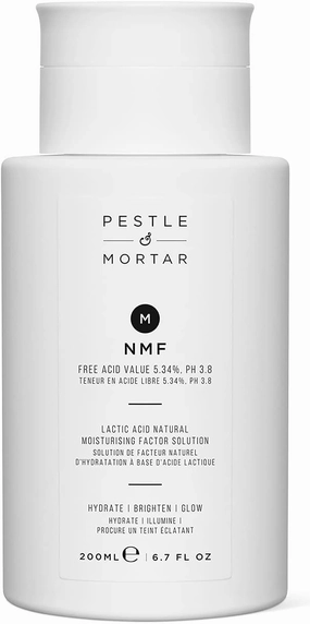 Pestle & Mortar NMF 5.34% Lactic Acid Facial Toner, Pore Minimizing & Hydrating Face Exfoliant, Alcohol Free & Cruelty-Free (6.8 fl oz)