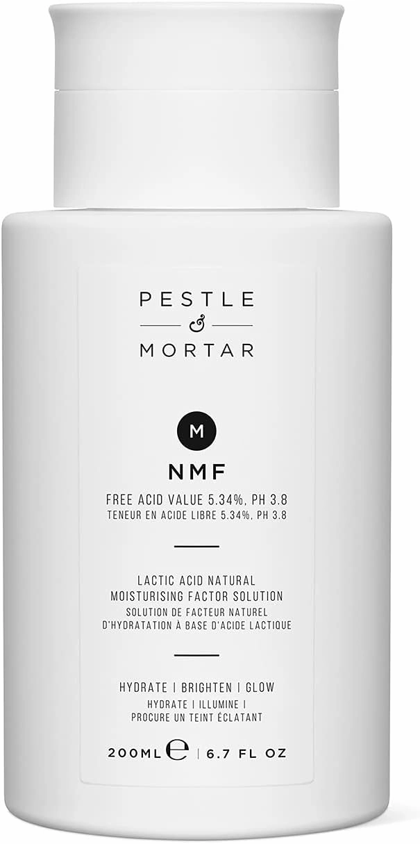 Pestle & Mortar NMF 5.34% Lactic Acid Facial Toner, Pore Minimizing & Hydrating Face Exfoliant, Alcohol Free & Cruelty-Free (6.8 fl oz)