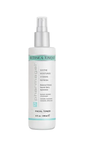 Pharmagel Botanical Tonique Facial Toner for All Skin Types | Tone Skin & Pore Minimizer | Refreshing and pH Balancing | Face Moisturizer Toner - 8.5 fl. oz.