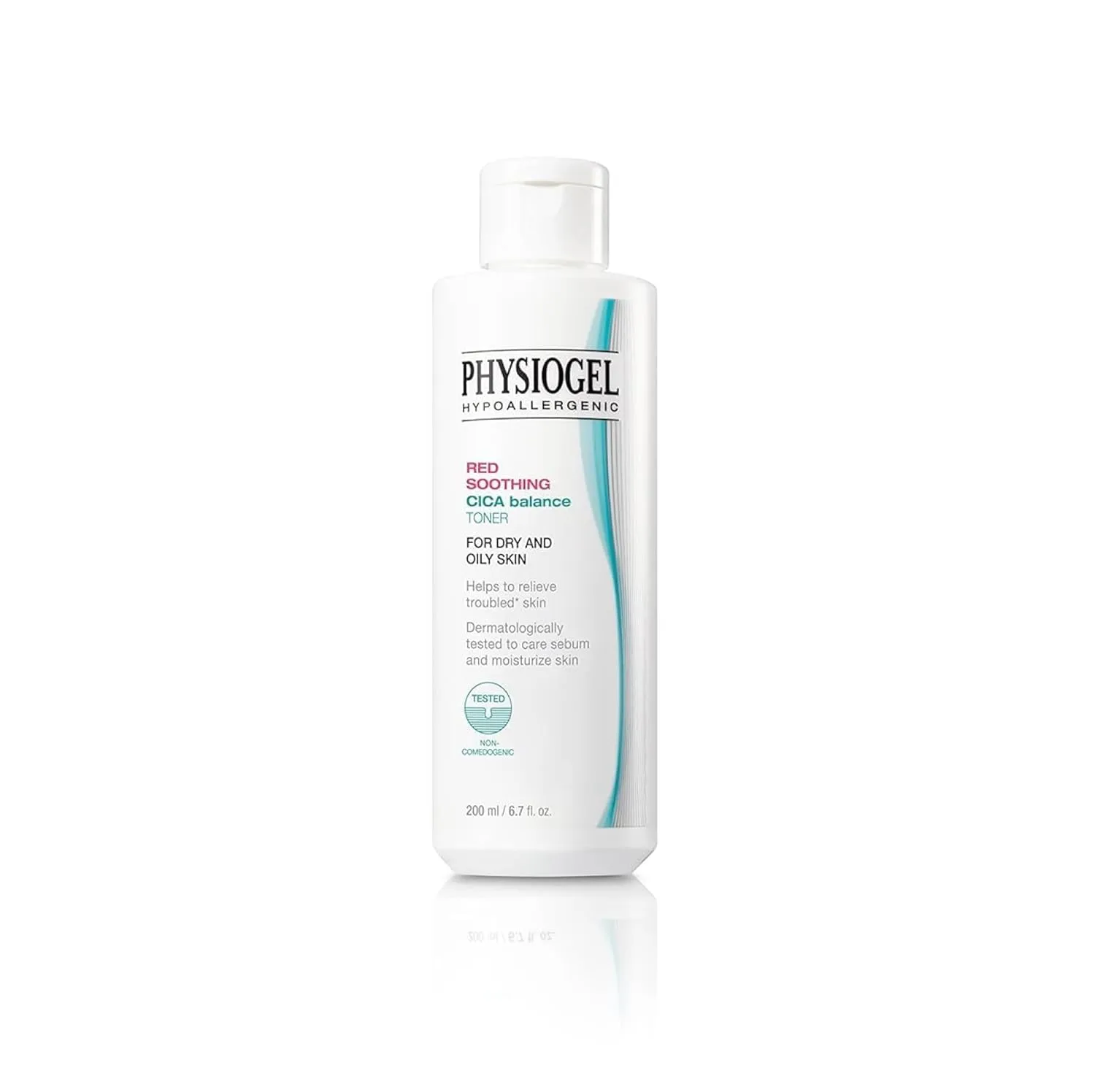Physiogel Red Soothing Cica Balance Toner, Manages Skin Troubles, Refines Pores, Controls Sebum, Moisturizing, Cica, PEA, Niacinamide, Panthenol, Hypoallergenic Face Toner for Men & Women