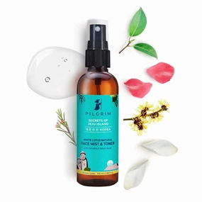 PILGRIM WHITE LOTUS NATURAL FACE MIST & TONER 100ML -WITH CAMELA & WHICH HAZEL