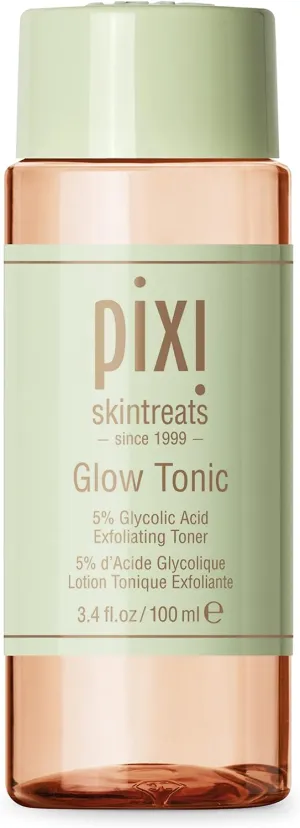 Pixi Beauty Skintreats Glow Tonic Exfoliating Toner For All Skin Types 3.4 Ounces 100 Milliliter