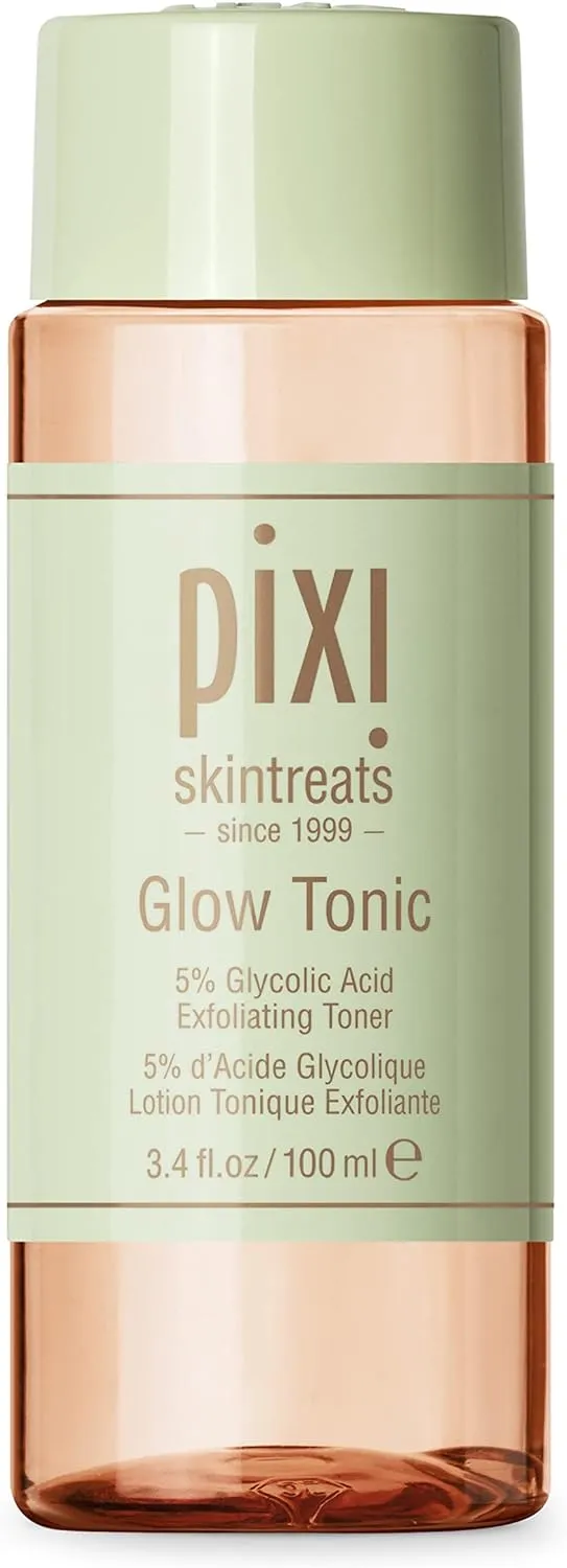 Pixi Beauty Skintreats Glow Tonic Exfoliating Toner For All Skin Types 3.4 Ounces 100 Milliliter