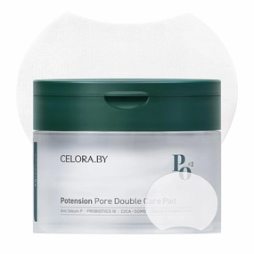 Pore Double Care Pad - Korean Toner Pads with Exosomes, Triple Hyaluronic Acid & Probiotics for Pore Care, Hydration & Radiant Skin (70 Pads, All Skin Types)
