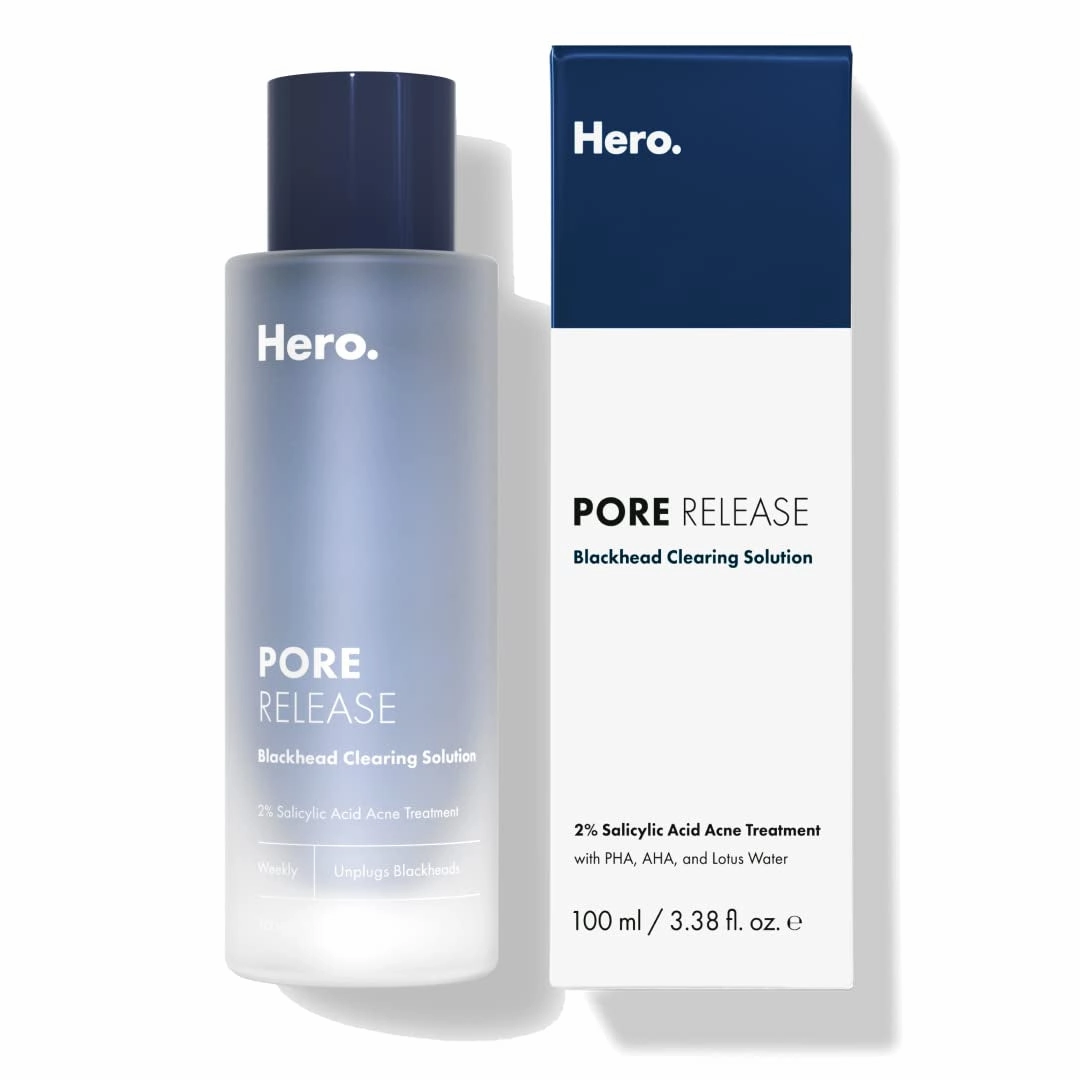 Pore Release Blackhead Clearing Solution - Exfoliating Toner Featuring BHA, PHA, AHA and 2% Salicylic Acid (100 Ml)