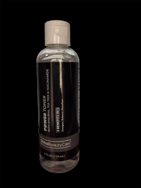 Power Toner with AHA, BHA, Tea Tree & Niacinamide, 3-in-1 Skin Benefits, 4 FL OZ, Alcohol-Free