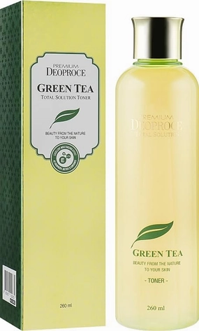 Premium Deoproce Green Tea Total Solution Skin Care 3 Set – Korean Skin Care Toner, Emulsion, and Cream