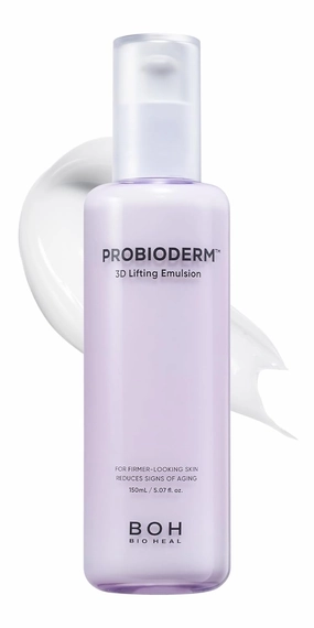 Probioderm™ 3D Lifting Emulsion 5.07 fl oz (150 ml) | Skin Firming Emulsion with 17-Peptide Complex for Improved Elasticity & Hydration | Lifting & Moisturizing for Daily Skincare