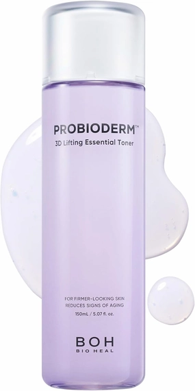 Probioderm 3D Lifting Essential Toner 5.07 fl oz (150 ml) | Hydrating & Lifting Face Toner with 17-Peptide Complex for Firmness & Elasticity