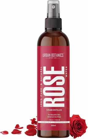 Pure & Natural Rose Water/Skin Toner - Pack of 200ml - Steam Distilled - Gulab Jal - Organic - Chemical Free