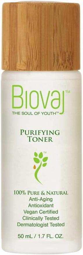 Purifying Toner, Anti-Aging, Soothes, Tones & Maintains pH balance, works on Pores, Botanical Natural Ingredients, Vegan Certified, Cruelty-Free, dermatologist tested. All genders & skin types.
