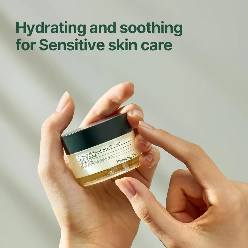 Pyunkang Yul [PKY Calming Moisture Repair Balm Instantly Calms Sensitive Skin, Face Moisturizer with Deep and Rich Nourishment, Vegan, Korean Skincare (1.01 Fl.Oz, 30ml)