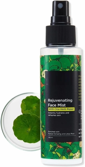 Q.u.e.n.c.h CICA & 2% Niacinamide Face Mist Toner for Oil & Acne Control | Hydrates, Calms and Refreshes Skin | Gentle & Non-Irritating | Lightweight, Alcohol-Free and Non-Comedogenic(100ml)