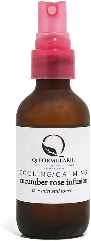 Ql Formularie Cucumber Rose Balancing Infusion Face Mist and Toner 2 oz Spray, Cooling, Calming, Refreshing