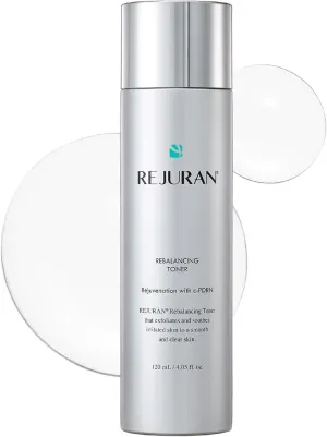 REJURAN® Rebalancing Toner, c-PDRN® – Hydrating & Soothing Toner for Skin Texture, Pore Care & Barrier Support with Salmon DNA. Korean Skin Care (4.05 fl oz)