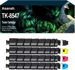 Remanufactured 4PK TK-8547 TK8547 TK-8547K TK-8547C TK-8547M TK-8547Y Toner Cartridge Use with TASKalfa 4054ci 5054ci Printer