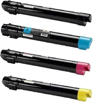 Replacement for Xerox 006R01509 / 006R01510 / 006R01511 / 006R01512 Four Pack of Color Toner Cartridges