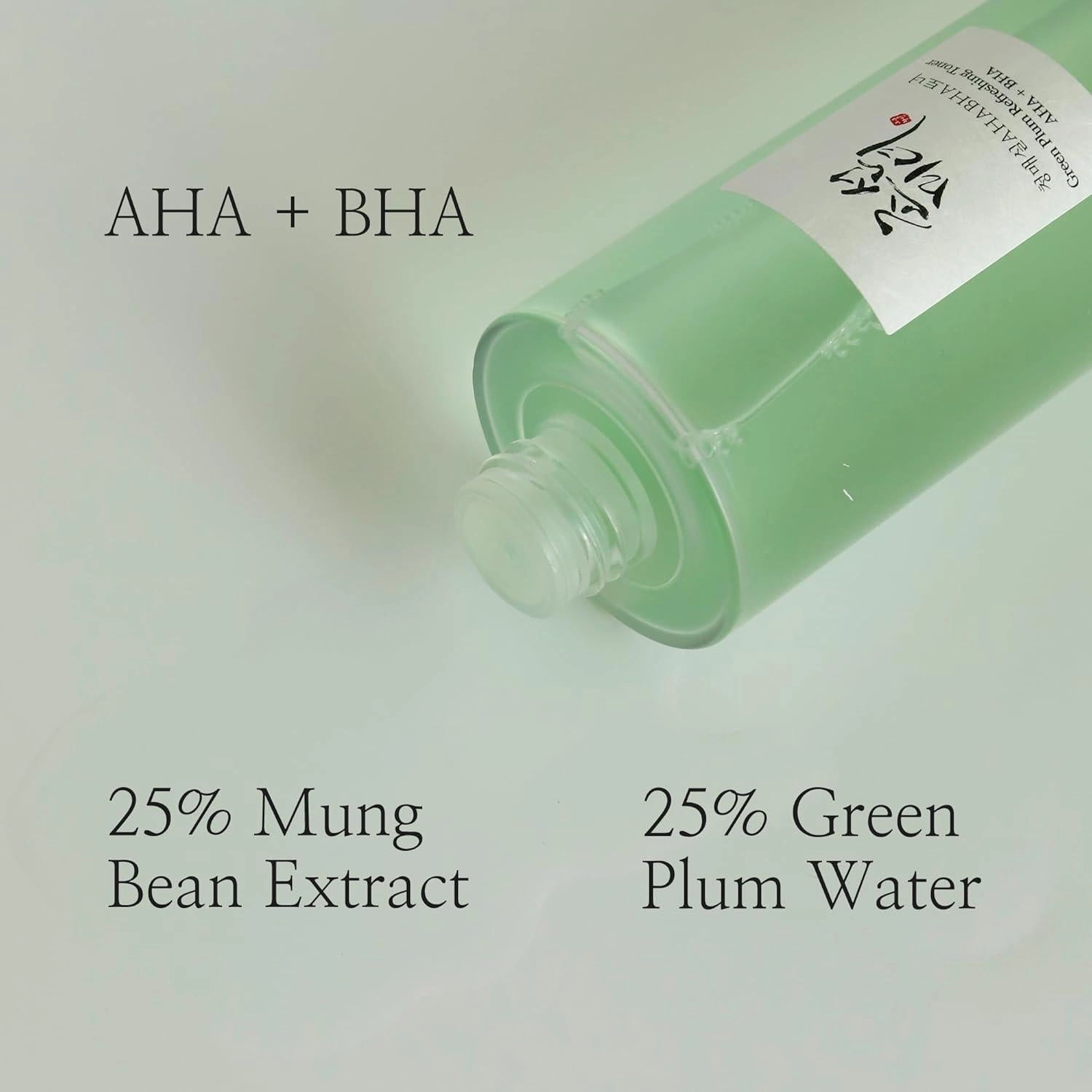 Revitalising Green Plum Essence Toner: AHA   BHA 150ml | Beauty of Joseon