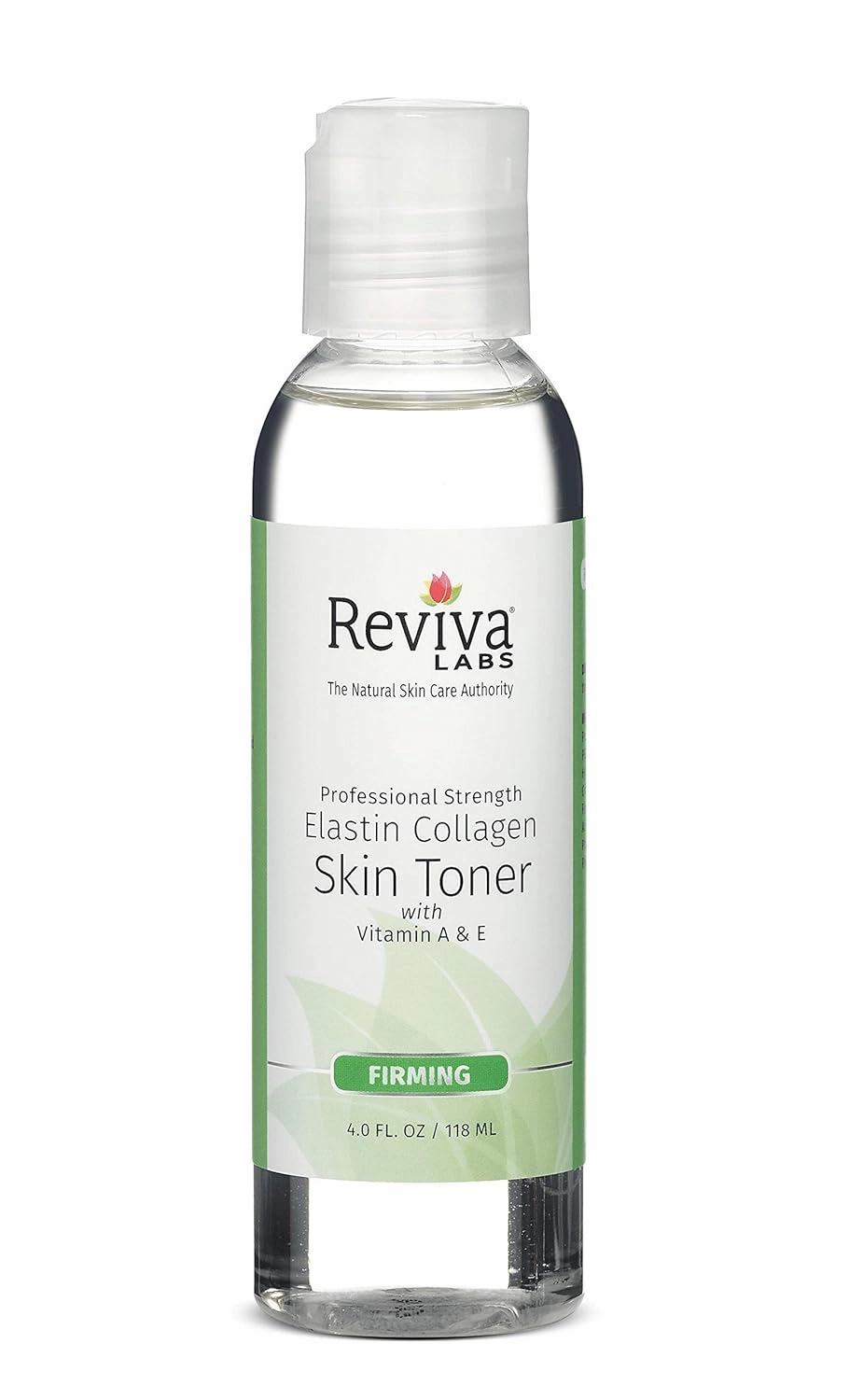 REVIVA LABS - Elastin Collagen Skin Toner with Vitamin A & E, for Dry Skin - Pack of 3 (4 oz)