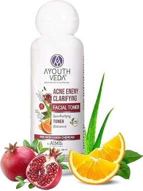 RI Clarifying Facial Toner, Rose Water & Refreshing Peppermint, Tightens Pore & Makes Skin Even Tone